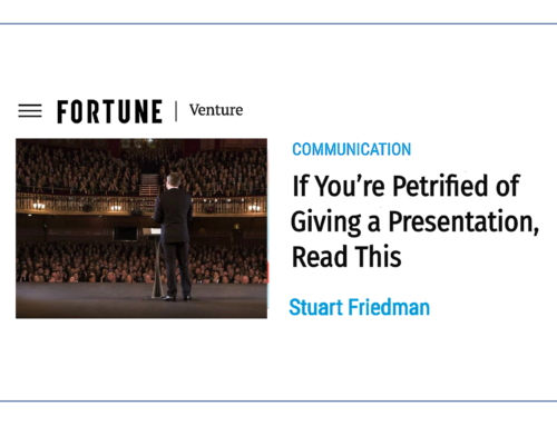 Fortune.com: If You’re Petrified of Giving a Presentation, Read This